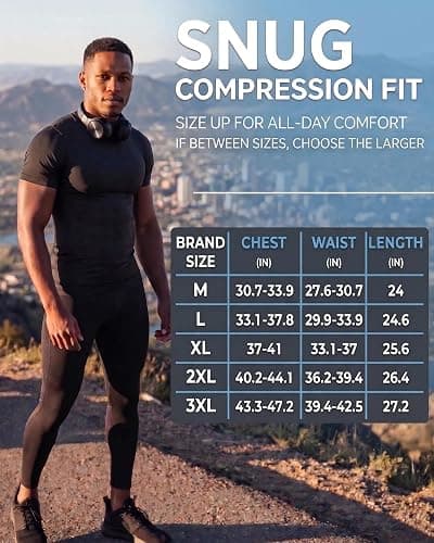 Men's Compression Shirt Undershirt Slimming Tank Top Workout Vest Abs Abdomen Slim Body Shaper thumbnail 9