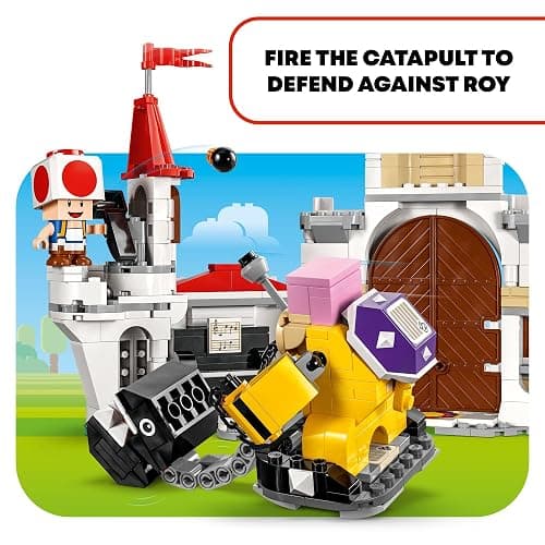 LEGO Super Mario Battle with Roy at Peach’s Castle, Nintendo Character Mario Toy for Kids, Castle Toy & Adventure Set, Gift for Girls, Boys & Gamers Ages 7 and up, 71435 thumbnail 5
