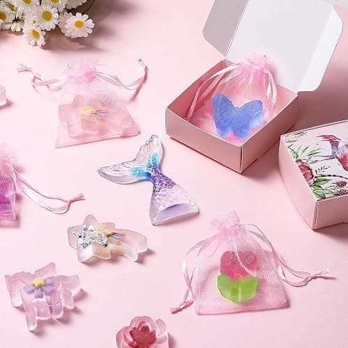 Golray Soap Making Craft Kit for Kids Girl Toys, Make 40 Pcs+ Soap Supplies with Unicorn/Mermaid/Butterfly Model, 2 Essential Oil, DIY Science Art and Craft Kit for Kid Girl Age 5-7 8-12 Year Old Gift thumbnail 4