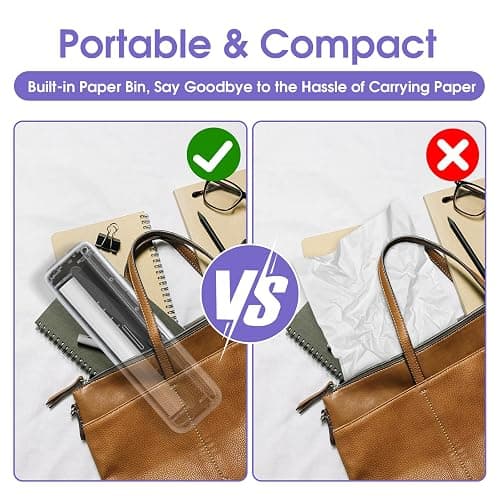 Phomemo M832 Portable Thermal Printer, Portable Printers Wireless for Travel, Inkless Bluetooth Printer for Phone Laptop, Small Printer Support 8.5'' x 11''/A4/4.33''/3.15''/2.08'' Thermal Paper thumbnail 9