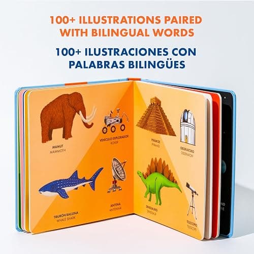 My Big Bilingual Book of First Words: 100+ English-Spanish Words for Animals, Foods, Vehicles, Planets, and More! (Si Sabo Kids) thumbnail 2