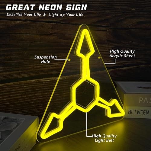 Murder Uzi Neon Sign For Wall Decor Dimmable USB Powered Absolute Solver Neon Light for Gaming Room Man Cave Decor Ideal Monder LED Light for Fans(13.2 * 11.5inch) thumbnail 4