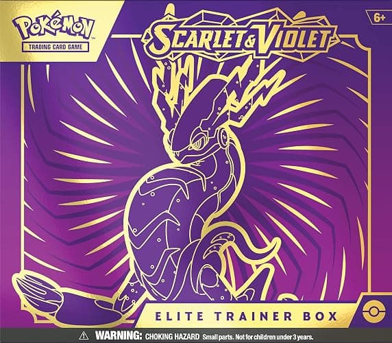 Pokémon TCG: Scarlet and Violet Elite Trainer Box - Miraidon Purple (1 Full Art Promo Card, 9 Boosters and Premium Accessories) thumbnail 3