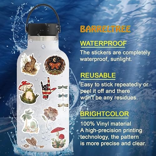 300 PCS Vintage Stickers, Aesthetic Waterproof Vinyl Stickers for Scrapbook Journaling Planners and Journals, Cottagecore Retro Sticker Pack for Water Bottles Laptop, Scrapbooking Supplies for Adults thumbnail 4