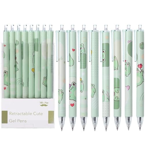 Mr. Pen- Cute Frog Gel Pens, 8Pack, Black Ink, Cute Animal Pen, Gel Pens Fine Point 0.5mm thumbnail 9