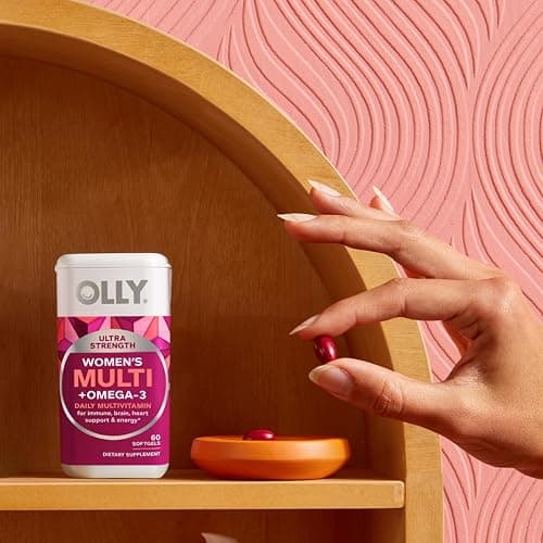 OLLY Ultra Women's Multi Softgels, Overall Health and Immune Support, Omega-3s, Iron, Vitamins A, D, C, E, B12, Daily Multivitamin, 30 Day Supply - 60 Count thumbnail 10