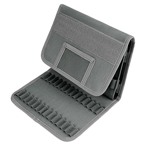bvya Tactical Molle Outdoor 100 Rounds Rifle Ammo Bag Foldable Utility Hunting Rifle Magazine Pouch 100 Rifle Bullets Cartridge Holder for .22LR .222 .223 REM 5.56mm thumbnail 6