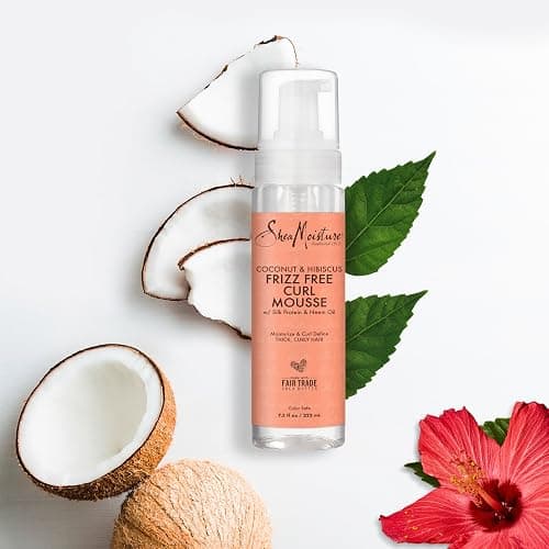 SheaMoisture Curl Mousse Coconut and Hibiscus for Frizz Control Styling Mousse with Shea Butter 7.5 oz - 7.5 Fl Oz (Pack of 1) thumbnail 6