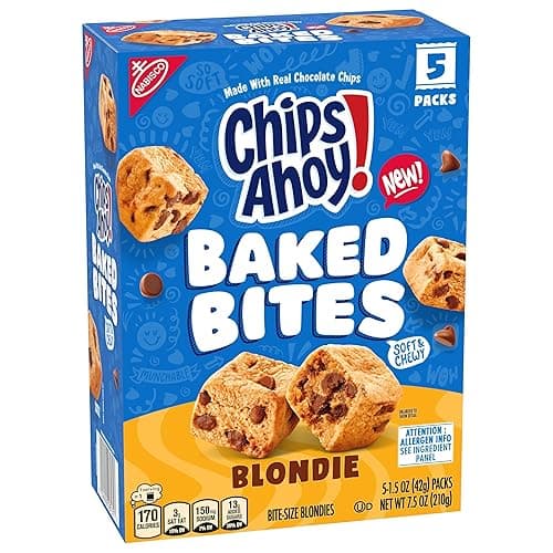 CHIPS AHOY! Baked Bites, Blondie, 5-1.5 oz Snack Packs (5 Bites per Pack) thumbnail 9
