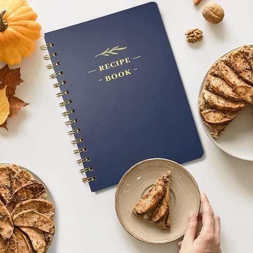 Perfect Blank Recipe Book-Recipe Book to Write in Your Own Recipes,Hardcover Personal Blank Recipe Book, Recipe Notebook Hold 144 Exclusive Formula Recipes (deep sea) - deep sea thumbnail 6