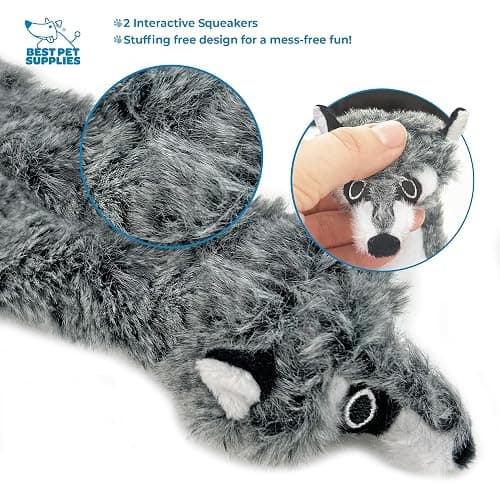 (2 Pack) Racoon & fox dog toys thumbnail 5
