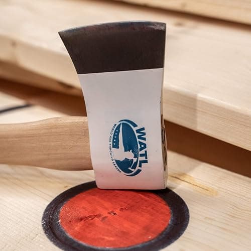 The Competition Thrower: World Axe Throwing League Premium Competition Throwing Axe with Throwing Hatchet Hickory Wooden Handle thumbnail 5
