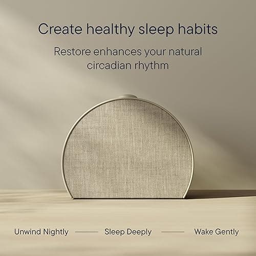 Hatch Restore 3 Sunrise Alarm Clock, Sound Machine, Smart Light (Putty) - White Noise, Screen-Free Sleep Routine thumbnail 7
