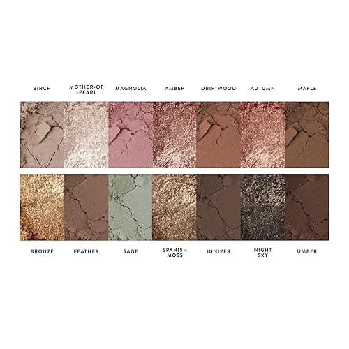 LAURA GELLER NEW YORK The Delectables Earthy Essentials Baked Eyeshadow Palette | 14 Pigmented Eyeshadows Blendable Natural Look - 01 Earthy Essentials thumbnail 6