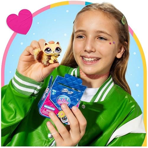 Littlest Pet Shop - Pet Surprise Three Pack - Series 5 - Gen 7 Authentic LPS Bobble Head Toy Figure, Collectible Toy Animal, Ages 4+ thumbnail 2