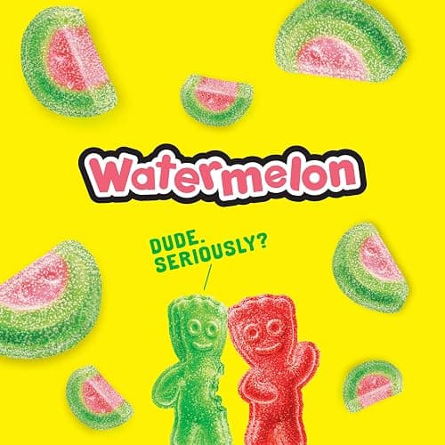 SOUR PATCH KIDS Watermelon Soft & Chewy Gummy Candy, Family Size, 1.8 lb | Bulk Candy thumbnail 4