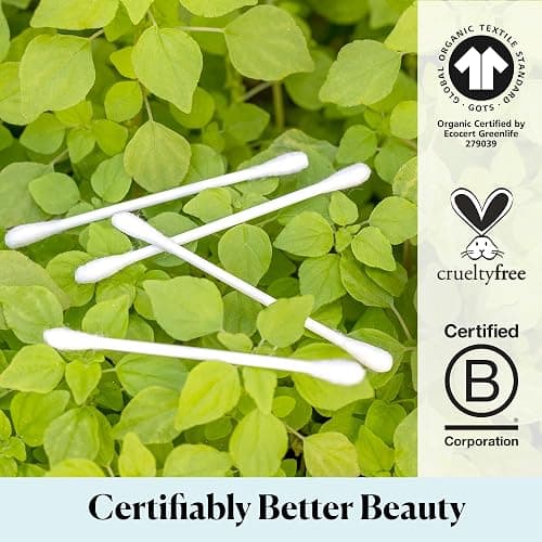 Sky Organics - Organic Cotton Swabs, 500 ct. - Ultra Soft Tips - Strong & Durable - Hypoallergenic - Chlorine Free - Sustainable - Natural, Vegan & Cruelty Free - Skin Care & Self Care thumbnail 5