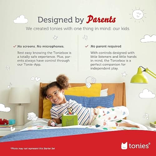 Toniebox 1 Audio Player Starter Set with Playtime Puppy - Listen, Learn, and Play with One Huggable Little Box - Pink thumbnail 9