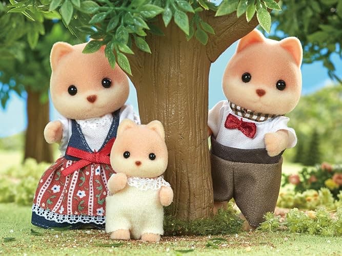 Sylvanian Families Epoch Doll (Caramel Dog Family) FS-35 ST Mark Certified, for Ages 3 and Up, Toy, Dollhouse Sylvanian Families, Epoch, Inc thumbnail 8