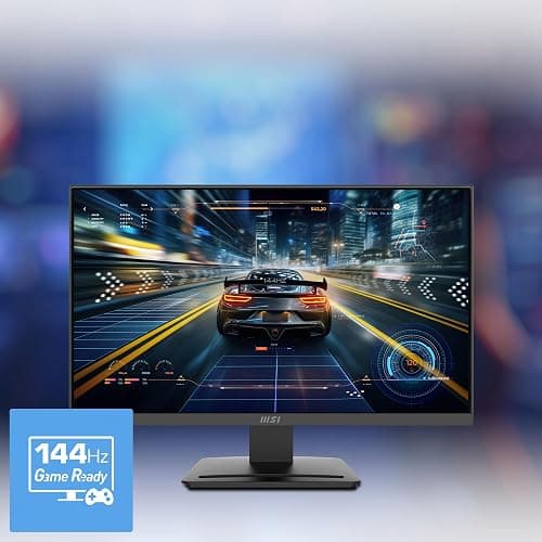 msi PRO MP243L E14 24-inch IPS 1920 x 1080 (FHD) Gaming Office Monitor, 144Hz, Free-Synch, HDR Ready, HDMI, VGA Port,VESA Mountable, Tilt, 4-Side Slim Bezel,1ms, Black thumbnail 2