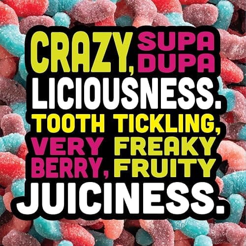 Trolli Sour Brite Crawlers, Very Berry, Sour Gummy Worms, 28.8 Ounce Resealable Bag thumbnail 5