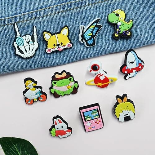 30-200PCS Cute Backpack Pins Bulk Random Different DIY Brooch Lapel Pins Aesthetic Set Cool Button Pin funny Pin for Girl Hat thumbnail 2