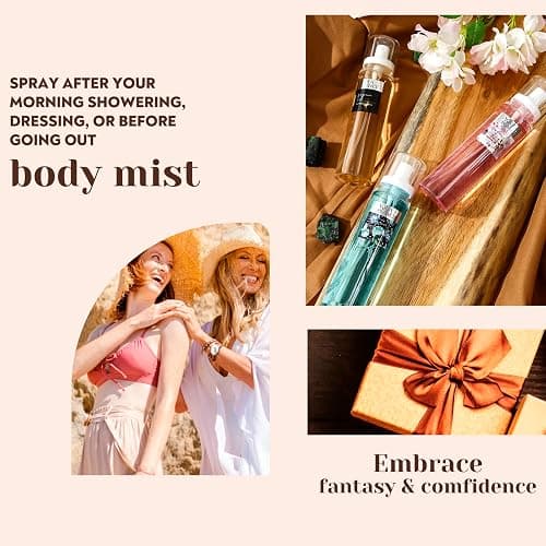 AQUA BLANCE Body Spray, Fragrance Mist for Women, Pack of 3, Each 3.9 Fl Oz, Total 11.7 Fl Oz, Cherry Blossoms thumbnail 6