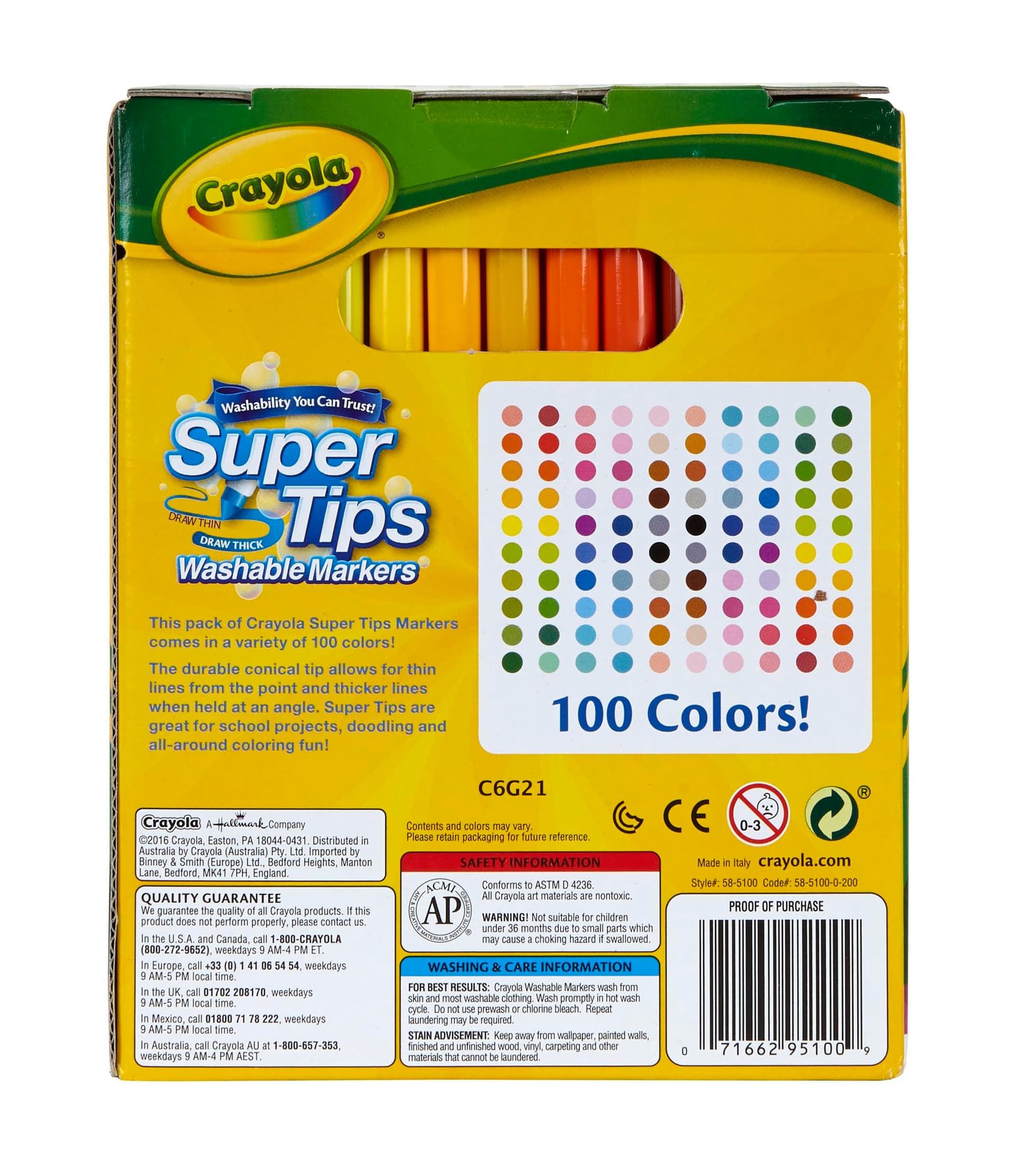 Crayola 100 Super Tips thumbnail 5