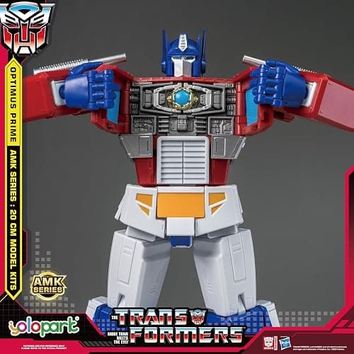 YOLOPARK Optimus Prime Transformer Toys,AMK Series 7.87 Inch Highly Articulated Transformers G1 Action Figures with Weaponry for Adults Boys Girls,No Converting thumbnail 6