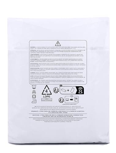 Utopia Bedding Duvet Quilt Cover Set with Pillow cases, Double - Soft Microfibre Polyester (White) - Double - White thumbnail 9