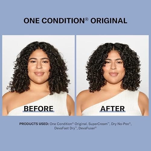 DevaCurl One Condition Original Rich Cream Conditioner | Control and Reduces Frizz | Fights Tangles | Leaves Curls Nourished thumbnail 4