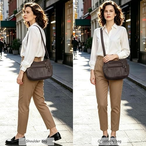 Purses for Women Soft PU Leather Shoulder Bag Ladies Crossbody Purse Pocketbooks thumbnail 2