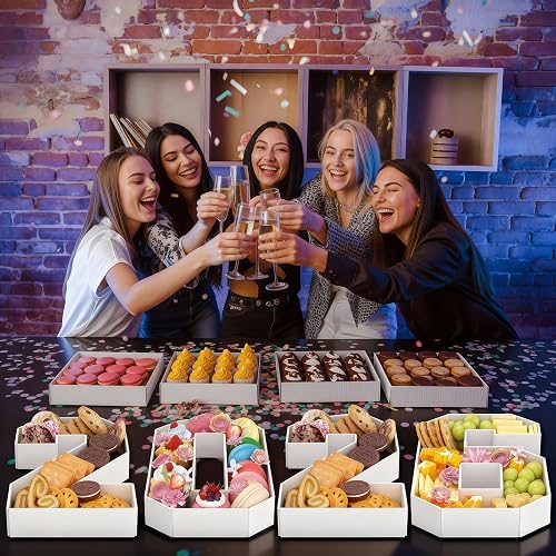 HILAVO 2026 Charcuterie Number Fillable, 4Pcs 13.7" Numbers Charcuterie Board Box 2026 Graduation Decorations Food Serving Tray for Congrats Grad Sports Event Birthday Party Supplies thumbnail 2