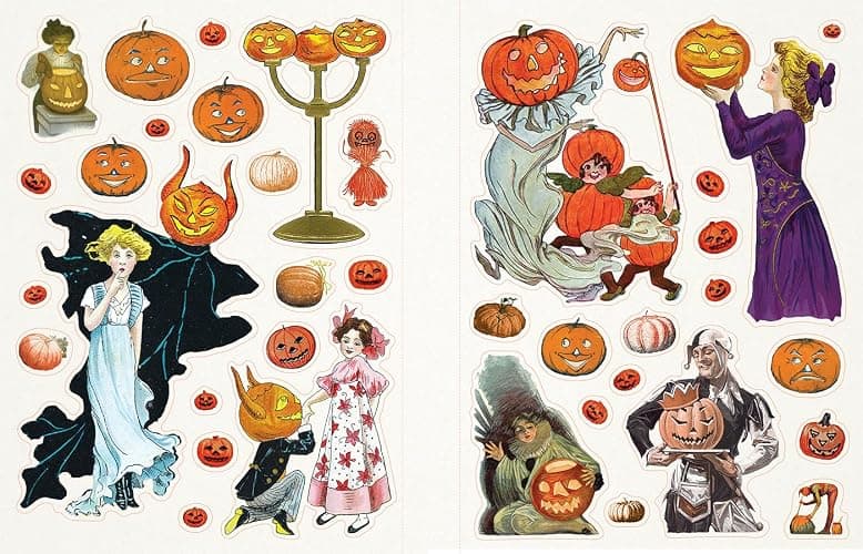 Sticker Emporium Cauldron of Curiosities - 500+ Exquisite Vintage Stickers for Scrapbooking, Journaling, Planners & Calendars and More. Includes 100 scrapbook pages thumbnail 7