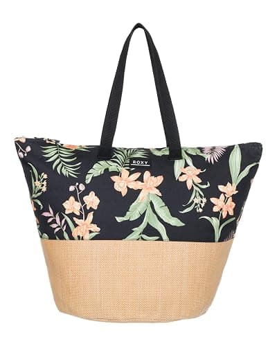Roxy Women's Beach Tote Bag | Travel | Vacation | Straw | Lightweight | Breathable - Image 1