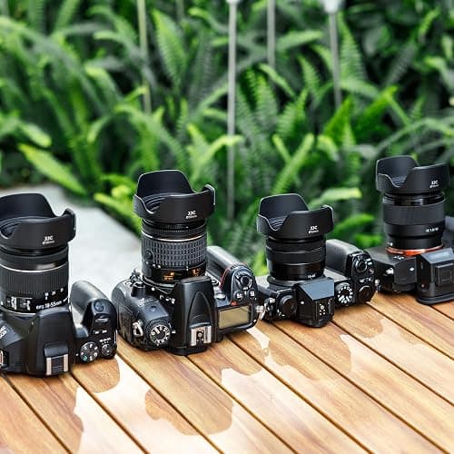 JJC 58mm Tulip Flower Lens Hood Accessories for Canon EOS Rebel T7 T6 T8i T7i T6i T5i SL3 SL2 90D 80D 77D Camera with EF-S 18-55mm Kit Lens, Innovative Reversible Design, Support 58mm Filter/Lens Cap thumbnail 7