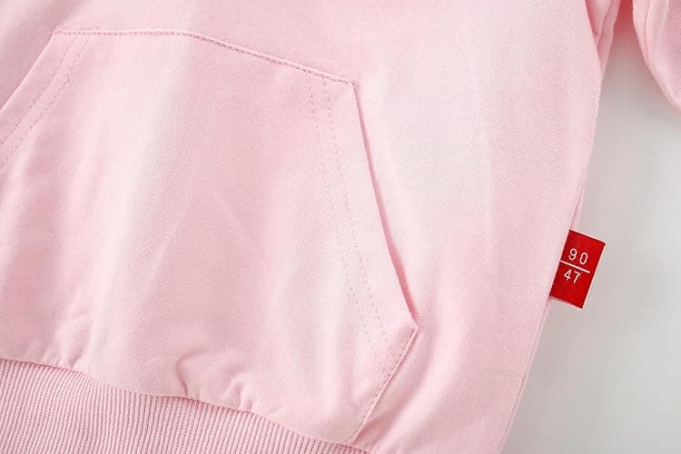 AIWUHE Toddler Boys Girls Hooded Sweatshirt Solid Pullovers Long Sleeve Hoodie Kids Cotton Crewneck Fall Tops 2-6Y Blouse thumbnail 6