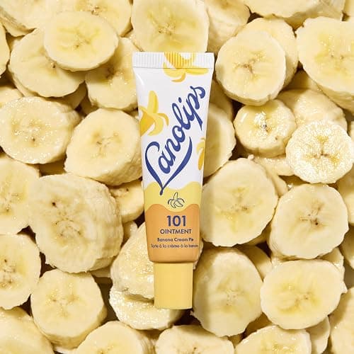 Lanolips 101 Ointment - Lanolin Lip Balm for Smooth, Hydrated & Healthy Lips - Multipurpose Ointment with Lanolin Oil for Dry Cuticles & More - Banana Cream Pie (0.35 oz) thumbnail 2
