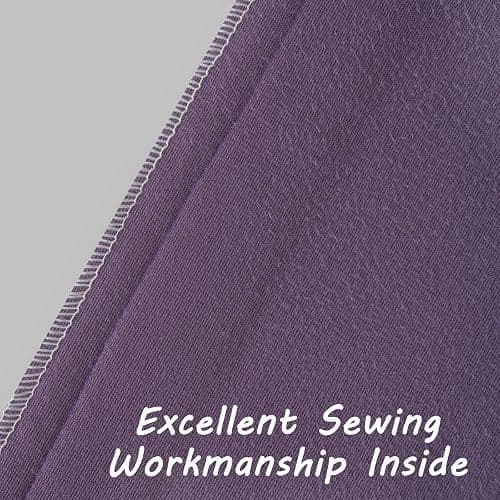 FUTEI Eggplant Purple Velvet Decorative Throw Pillow Covers 18x18 Set of 2,Soft Cozy Edge with Tassels Cushion Case,Boho Modern Home Decor for Couch Bed Living Room thumbnail 3