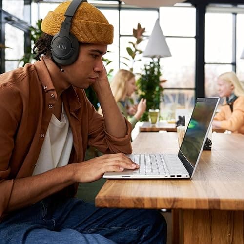 JBL Tune 770NC - Adaptive Noise Cancelling with Smart Ambient Wireless Over-Ear Headphones, Bluetooth 5.3, Up to 70H Battery Life with Speed Charge, Lightweight, Comfortable & Foldable Design (Black) thumbnail 2