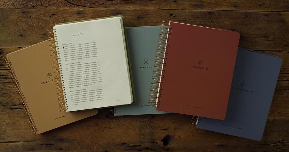 ESV Spiral-Bound Journaling Bible, Five-Volume Set (Hardcover): Holy Bible, English Standard Version thumbnail 5