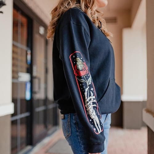 Grunt Style Death Rose Men's Pullover Hoodie thumbnail 5
