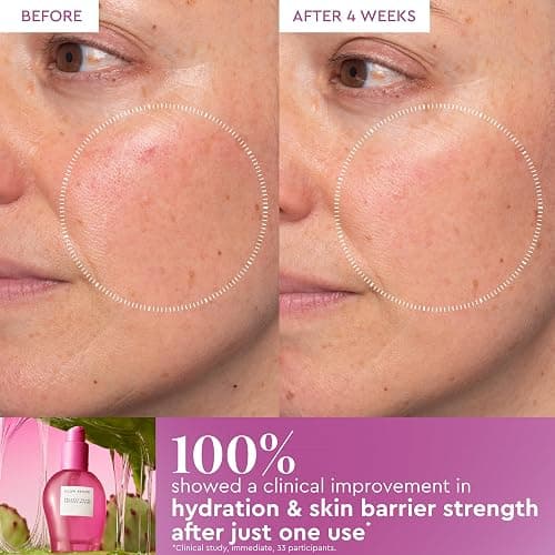 Glow Recipe Prickly Pear Peptide Mucin - Vegan "Snail" Mucin Face Serum to Hydrate & Repair Skin Barrier with Pore Refining Bio-Active Peptides & Deep Hydration - Glass Skin Korean Skincare (40ml) thumbnail 3