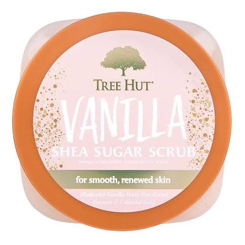 Tree Hut Vanilla Shea Sugar Exfoliating & Hydrating Body Scrub, 18 oz - Vanilla thumbnail 2