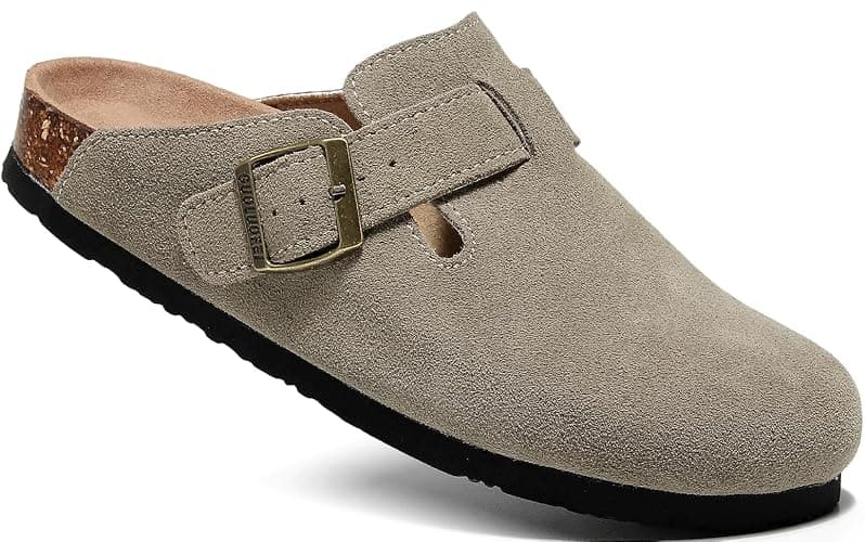 guoluofei Clogs for Women, Womens Clogs and Mules House Slipers with Arch Support and Adjustable Buckle - Image 1
