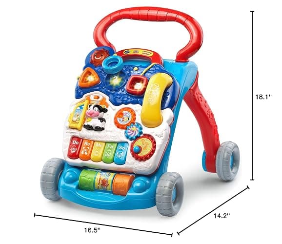 VTech Sit-to-Stand Learning Walker (Frustration Free Packaging), Blue thumbnail 15