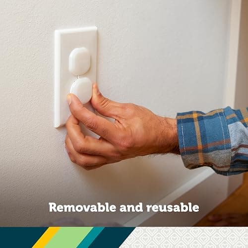 Safety 1st Electrical Outlet Baby Proof Covers, Secure Outlet Plugs, Baby Proofing, 36 Count thumbnail 3