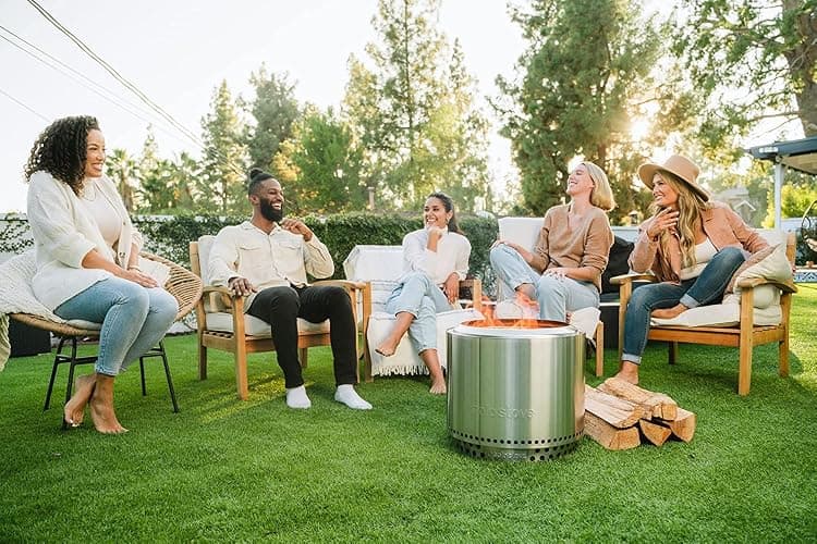 Solo Stove Bonfire with Stand | 19.5" Smokeless Fire Pit, Removable Ash Pan | Portable Stainless Steel Wood Burning Outdoor Fireplace, Ideal for 4–6 People, 21.75 lbs thumbnail 7