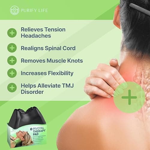 Occipital Release Tool for Pivotal Therapy and TMJ - Cervical Traction Pillow - Neck Stretcher and Shoulder Relaxer - Neck Traction Device for Spinal Alignment, Neck & Back Pain, or Tension Headaches thumbnail 2