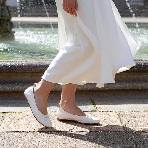 DREAM PAIRS Women's Flats, Foldable Ballet Flats for Women, Bowknot Round Toe Comfort Light Weight Slip-On Dress Shoes thumbnail 3